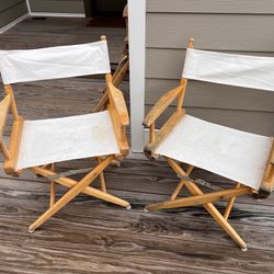 Folding Director-style Chairs (4)