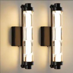 Black LED Vanity Light