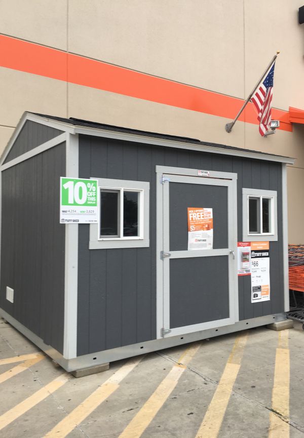 TUFFSHED TR800 10x12 Lot shed sold as is with Free delivery within 30
