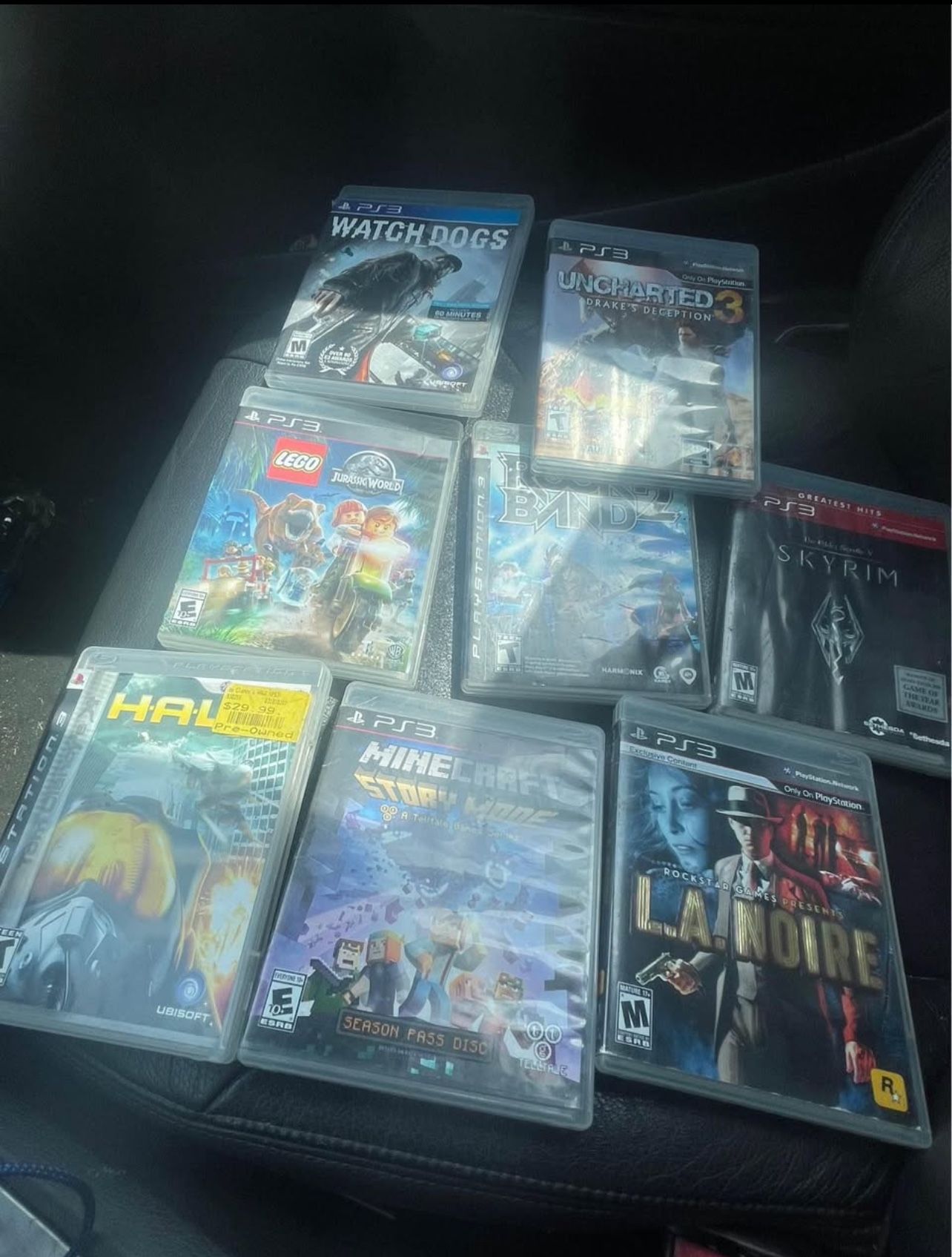 8 PS3 games PreOwned for 10