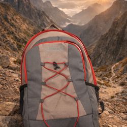 Coleman Backpack Cooler – Khaki & Grey 