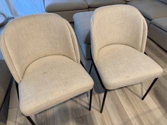 Cream Dining Chairs (4)