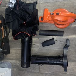 Black and Decker 12Amp Electric 3-in-1 Backpack Leaf Blower, Vacuum and Mulcher