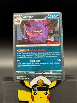 Pokémon Gengar GameStop Promo & UMBREON MASTER BALL REVERSE HOLO #059/131