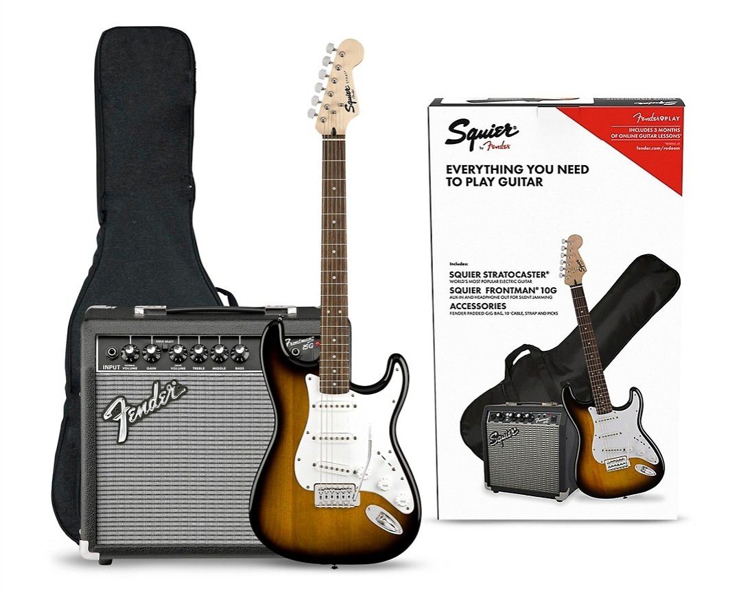 Fender Squier Strat Bundle (Pickup ASAP)