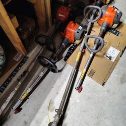 4 Husqvarna trimmers