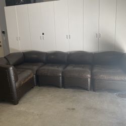 Leather Couch 