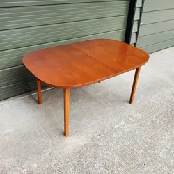 Mid Century Modern Teak Dining Table Vintage