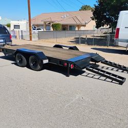 Heavy Equipment Dovetail Trailer 