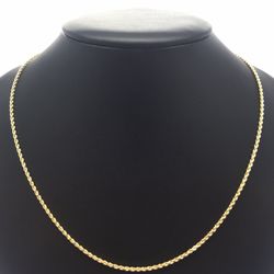 Gold Chain Rope 14K Solid New