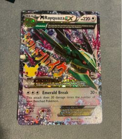 M Rayquaza EX PokΓ©mon Card 76/108 Holo