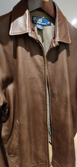 POLO Ralph Lauren Lambskin Leather Jacket for Sale in Glendale, AZ