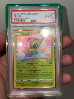 Pokemon Vivid Voltage Celebi 009 PSA 10