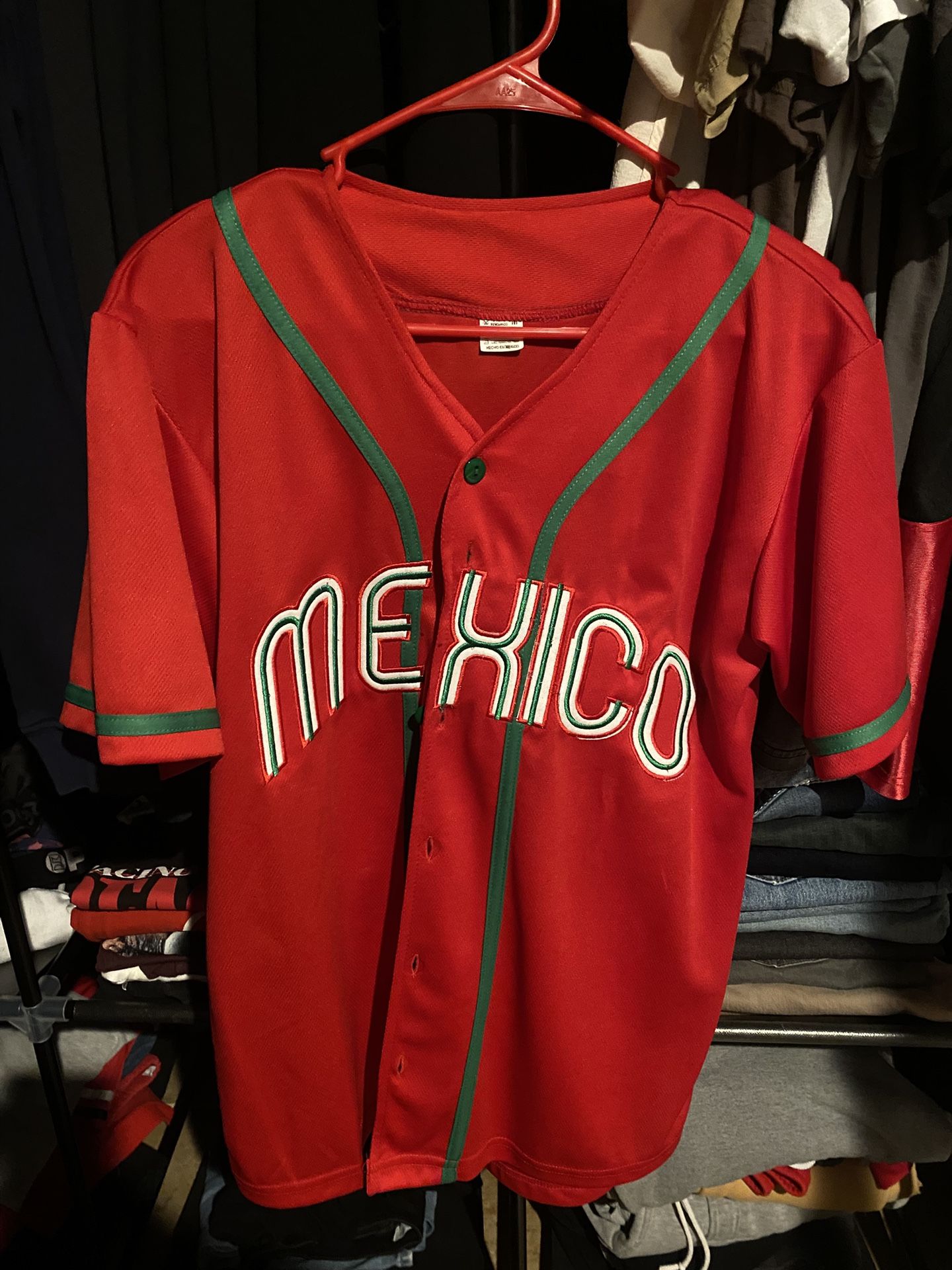 mexico jersey button up