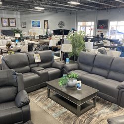 Dark Grey 2Pc Couch Set * Last One Floor Model * 😱‼️