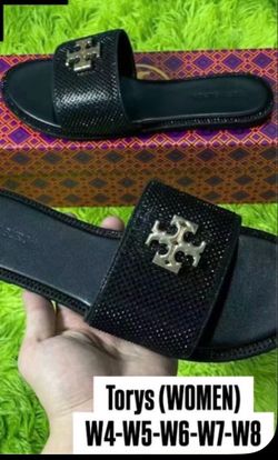 Tory Burch Women's Black Slide Sandals