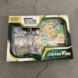 Pokémon TCG: Leafeon V Star Special Collection Boxe