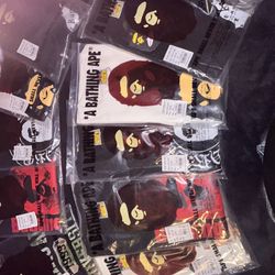 BAPE Tee’s. 