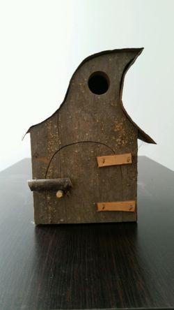 Wooden birdhouse