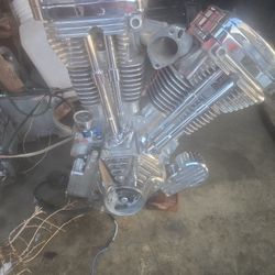 Harley 145 S&S Motor With Baker Transmission. 6000 Miles