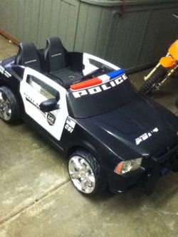 Power wheels police car for cheap sale
