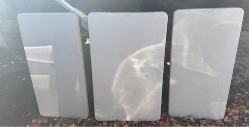 3 Lifetime White Plastic Folding Tables