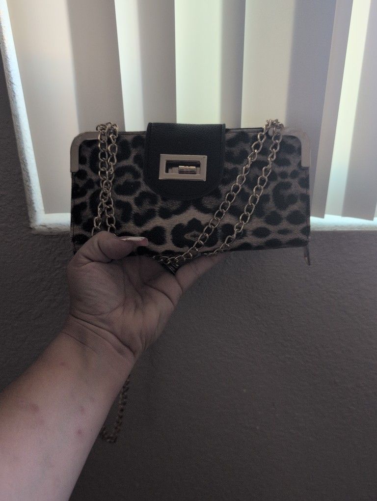 Leopard Clutch Bag