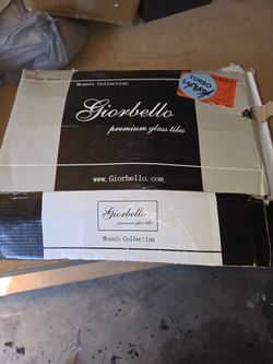 Glass Tile 1 Box Only Brand New