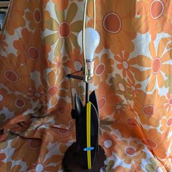 Vintage Hawaiian Tiki Style 3 Surfboards Table Lamp