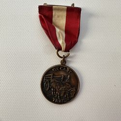 **Vintage** Oxcart Trail Medal Boy Scout Of America Award
