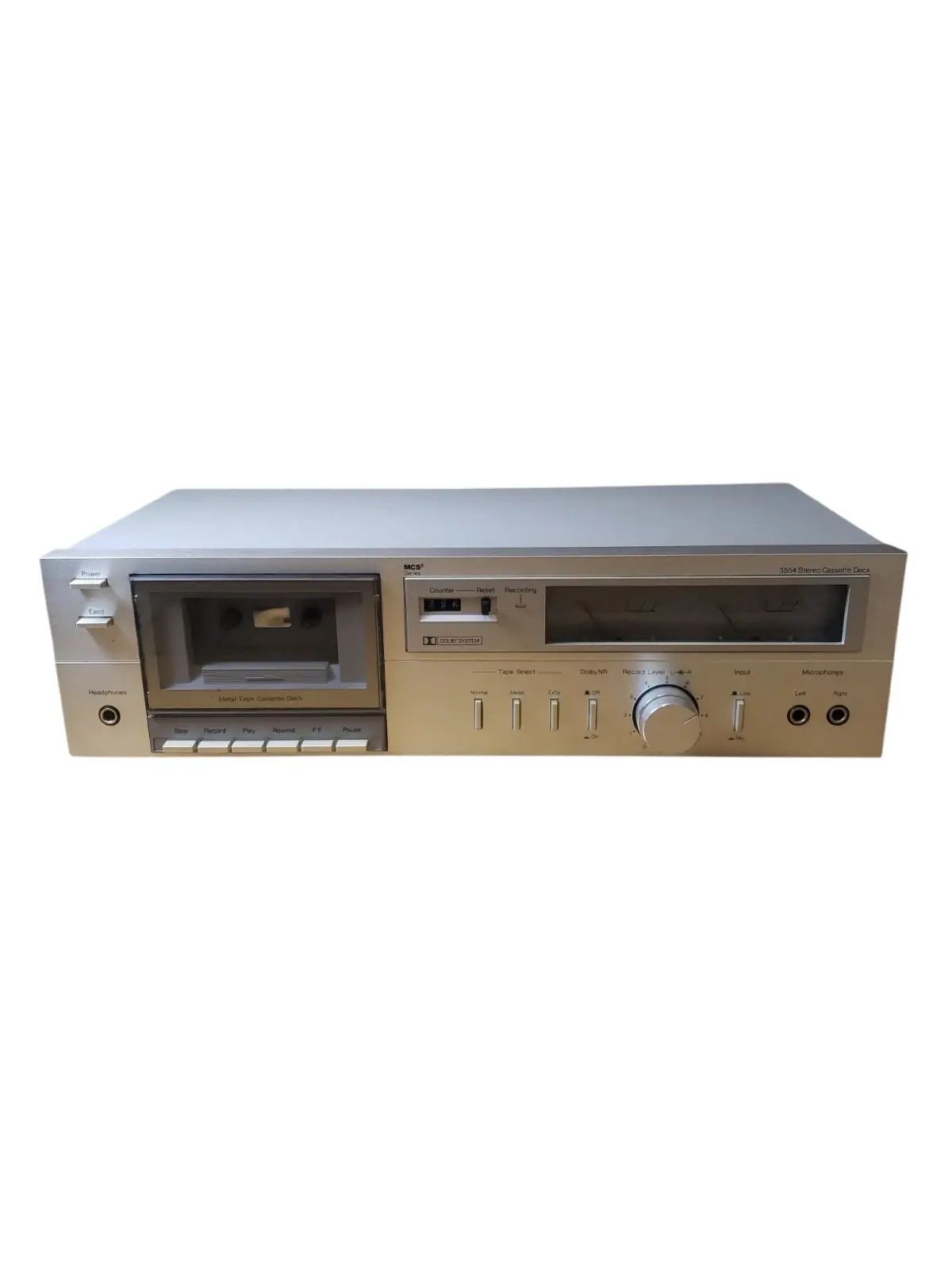 MCS (contact info removed) Modular Component Systems Stereo Cassette Deck