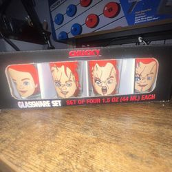 Set Of Chucky Shot Glasses! 