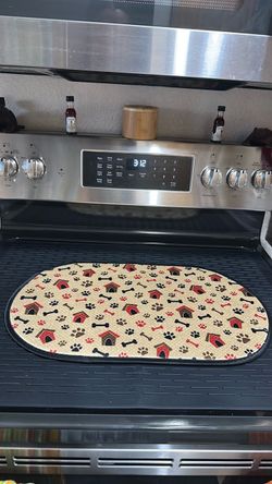 New Dog plate mat