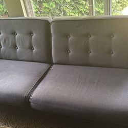 Small Grey Loveseat