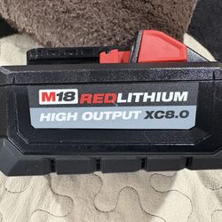 Milwaukee M18 RedLithium High Output XC 8.0 Buttery 