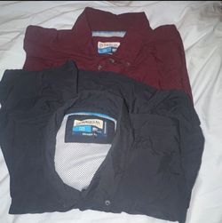 Lot of 2 Men's Magellan Relaxed fit-Fishing Shirts 2XLT