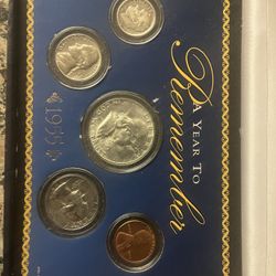 1955 P Uncirculated Silver Set $