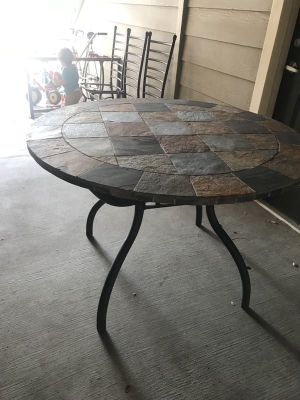 Antigo Round Fixed Slate Table By Ashley Furniture For In Antigo Round Fixed Slate Table By Ashley Furniture For In Austin Tx Offerup