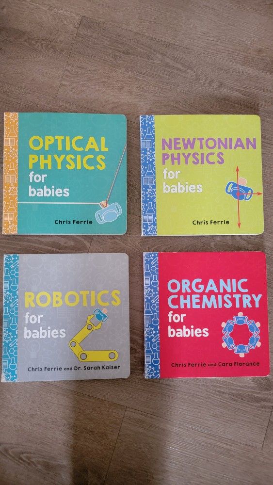 Chris Ferrie Smart science math board books.