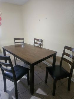 Table with four chair