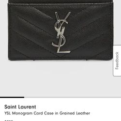 YSL Saint Laurent Card Holder Wallet