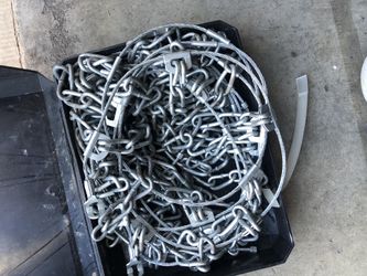 Radial tire chains.