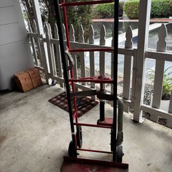 Steel Appliance Hand Truck - 2 Wheel W Stair Rollers
