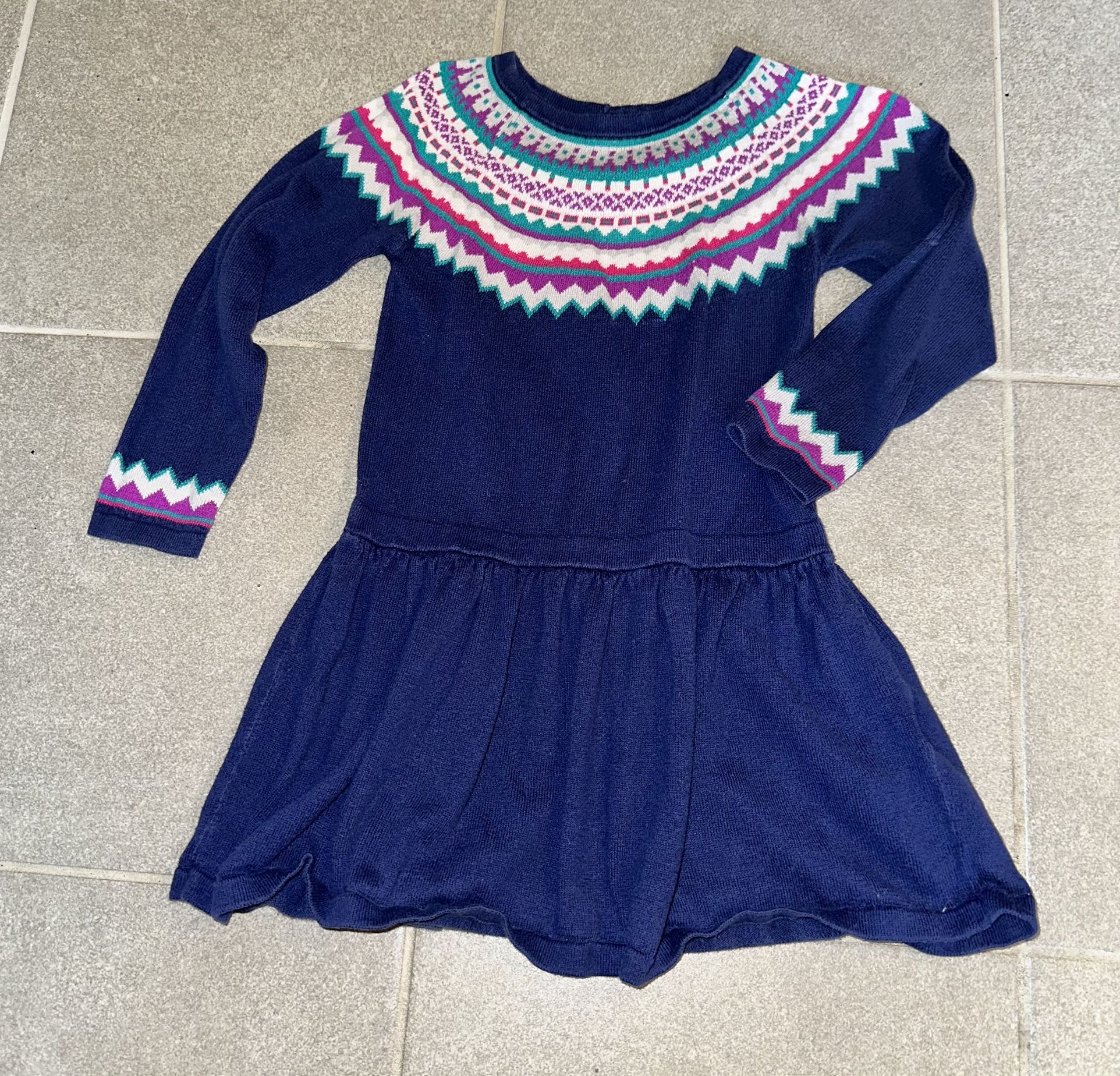 3T Fairisle Sweater Dress