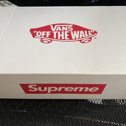 Supreme Vans Size 10.5 Ds 