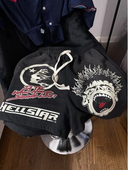 Hellstar Black Records Shorts