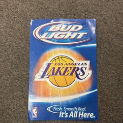 Bud Light Los Angels Lakers Sign