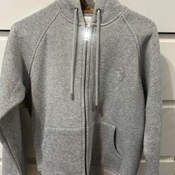 Burberry gray zip up