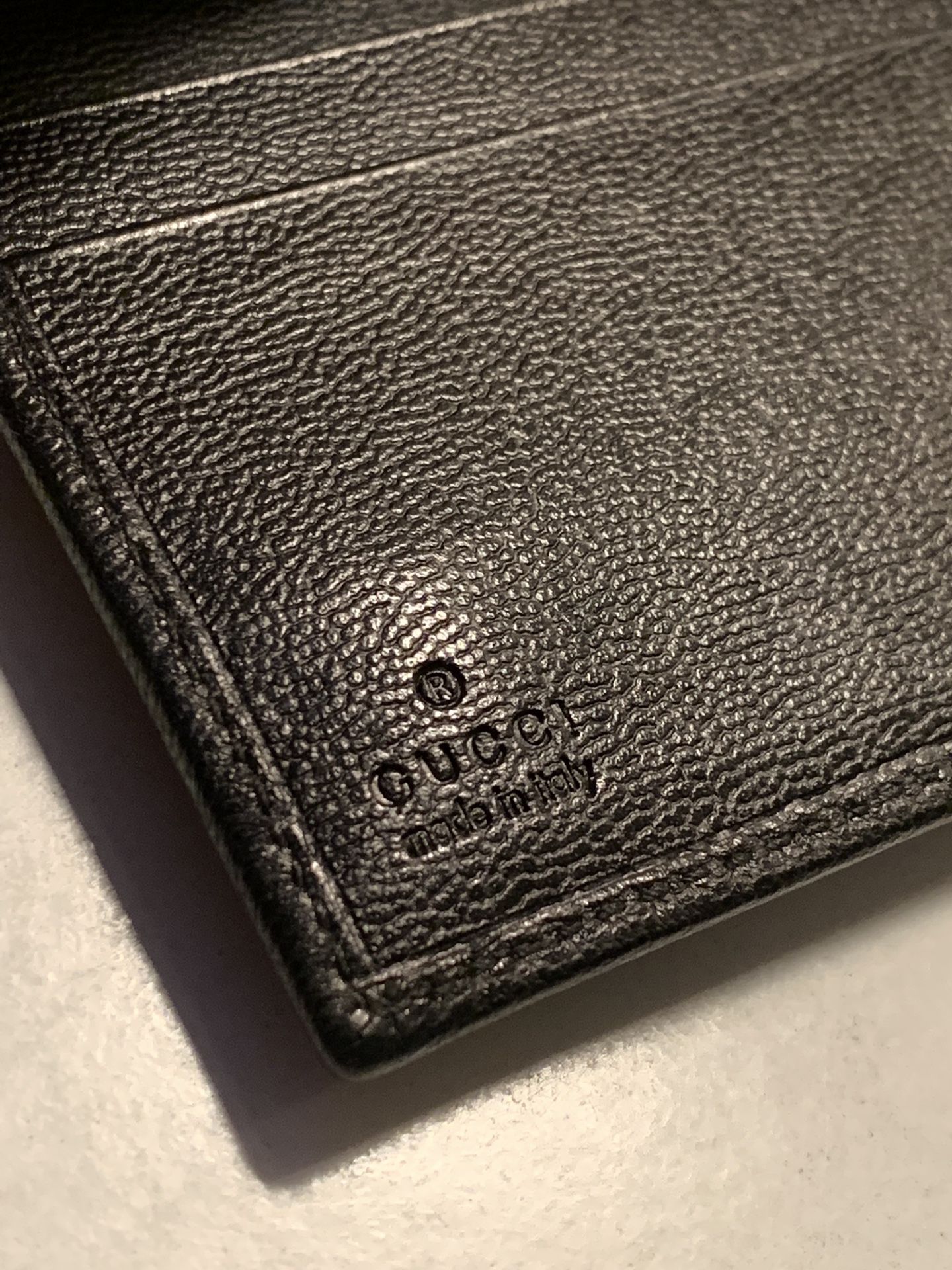 Gucci Brown Leather Authentic Wallet Kendall Area Pick Up 