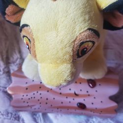 Disney Baby Simba Lion King Plush Night Light Star Projector
